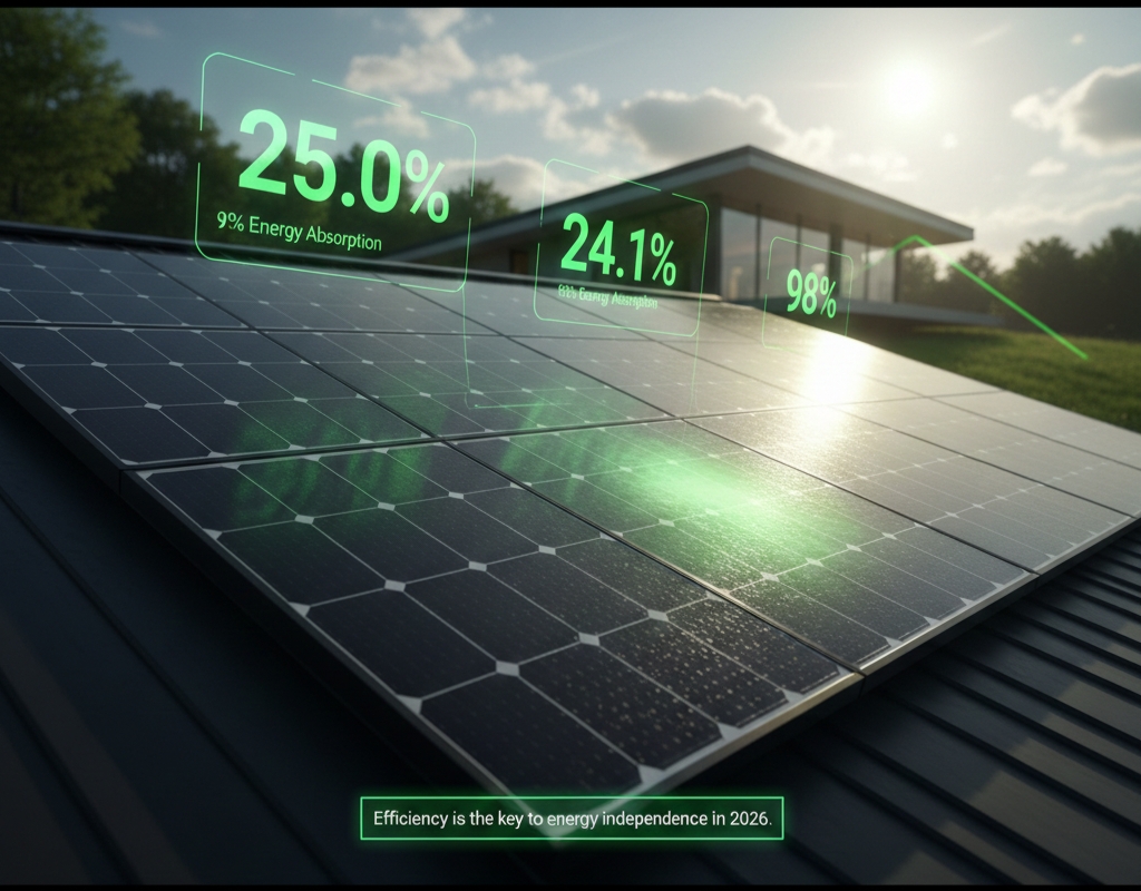 Top 5 Most Efficient Solar Panels for Homes (2026)